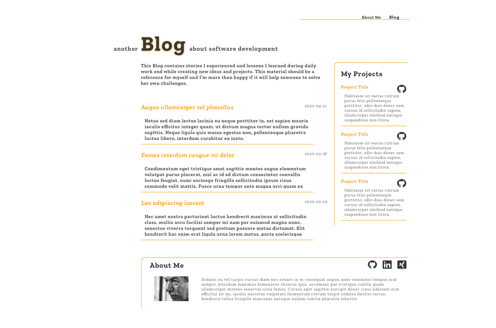 article list view